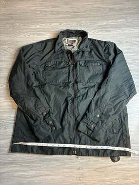 Quiksilver Mountain Division Jacket Black Full Zip Size L